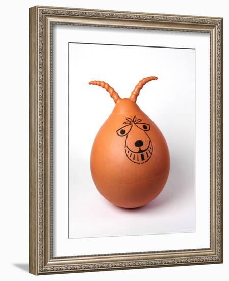 Retro Orange Spacehopper Children's Toy-null-Framed Photographic Print