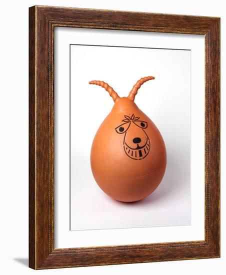 Retro Orange Spacehopper Children's Toy-null-Framed Photographic Print