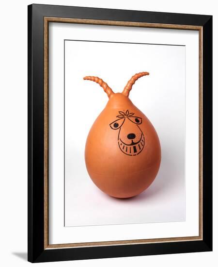 Retro Orange Spacehopper Children's Toy-null-Framed Photographic Print