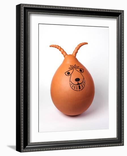 Retro Orange Spacehopper Children's Toy-null-Framed Photographic Print