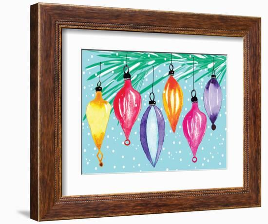 Retro Ornaments-Sara Berrenson-Framed Art Print