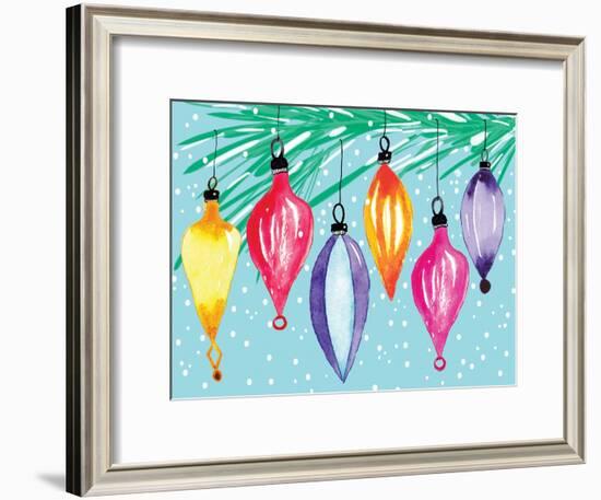 Retro Ornaments-Sara Berrenson-Framed Art Print