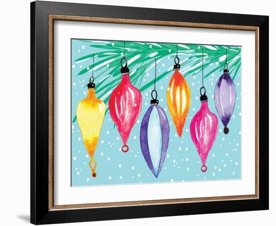 Retro Ornaments-Sara Berrenson-Framed Art Print