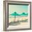 Retro Pastel Beach-Andrekart Photography-Framed Photographic Print