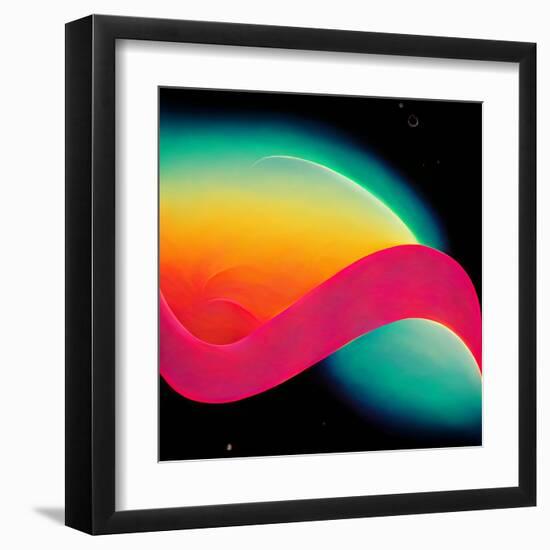 Retro Pattern 3-null-Framed Art Print