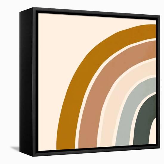 Retro Rainbow I-Victoria Borges-Framed Stretched Canvas