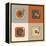 Retro Record Player Icons-YasnaTen-Framed Stretched Canvas