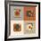 Retro Record Player Icons-YasnaTen-Framed Art Print