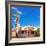 Retro Restaurant Sign in America-Salvatore Elia-Framed Photographic Print