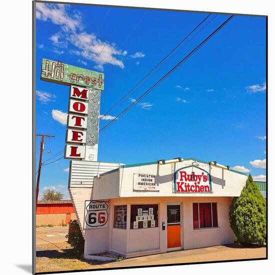 Retro Restaurant Sign in America-Salvatore Elia-Mounted Photographic Print