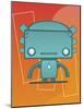 Retro Robot Aqua-Craig Snodgrass-Mounted Giclee Print