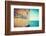 Retro Rustic Restaurant by the Sea-Mr Doomits-Framed Photographic Print