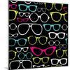 Retro Seamless Spectacles-Alisa Foytik-Mounted Art Print