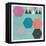 Retro Shape-Sheldon Lewis-Framed Stretched Canvas