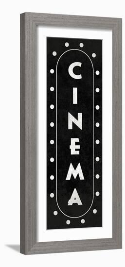 Retro Sign - Cinema-The Vintage Collection-Framed Giclee Print