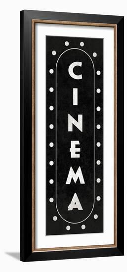 Retro Sign - Cinema-The Vintage Collection-Framed Giclee Print