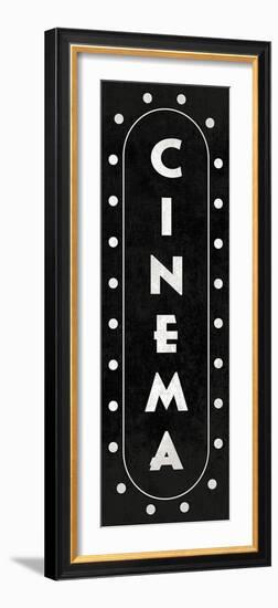 Retro Sign - Cinema-The Vintage Collection-Framed Giclee Print