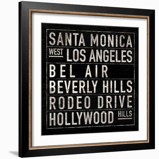 Retro Sign I-The Vintage Collection-Framed Giclee Print