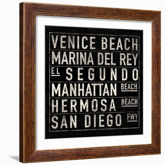 Retro Sign II-The Vintage Collection-Framed Giclee Print