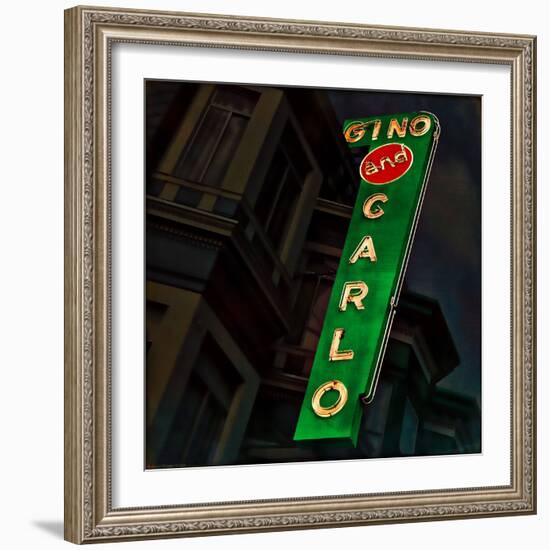 Retro Sign in USA-Salvatore Elia-Framed Photographic Print