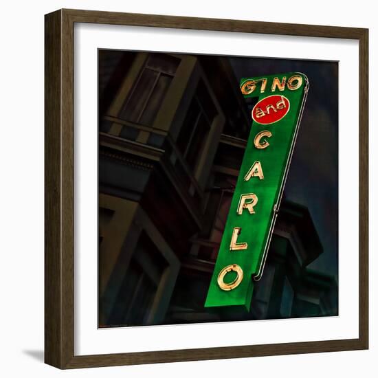 Retro Sign in USA-Salvatore Elia-Framed Photographic Print