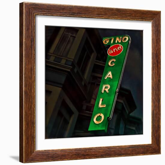 Retro Sign in USA-Salvatore Elia-Framed Photographic Print