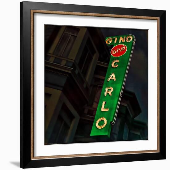 Retro Sign in USA-Salvatore Elia-Framed Photographic Print