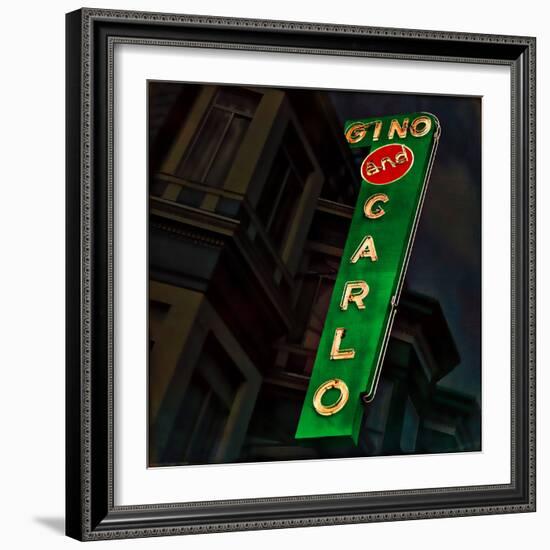 Retro Sign in USA-Salvatore Elia-Framed Photographic Print