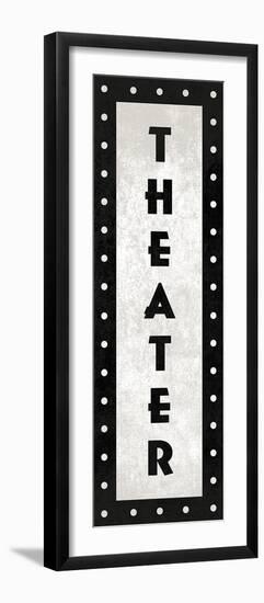 Retro Sign - Theater-The Vintage Collection-Framed Giclee Print