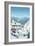 Retro Ski Resort-Lantern Press-Framed Art Print