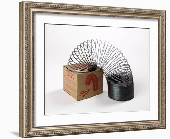 Retro Slinky Toy-null-Framed Premium Photographic Print