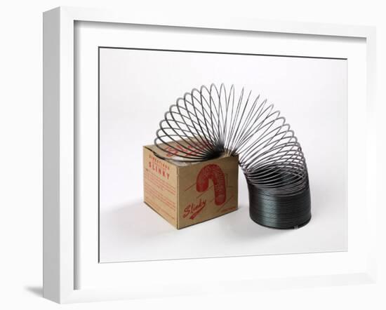 Retro Slinky Toy-null-Framed Premium Photographic Print