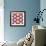 Retro Squares Pattern-null-Framed Giclee Print displayed on a wall