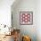 Retro Squares Pattern-null-Framed Giclee Print displayed on a wall