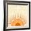 Retro Starburst-one AND only-Framed Photographic Print