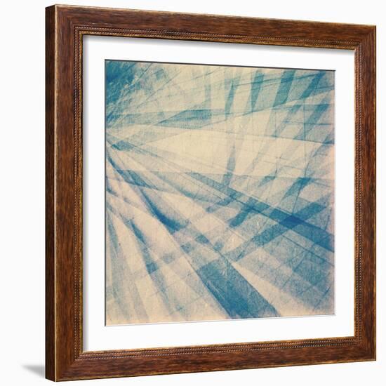 Retro Style Film Strip Multi Exposition Texture-donatas1205-Framed Art Print