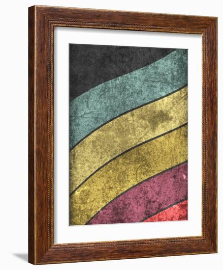 Retro Style Music Grunge Background-pashabo-Framed Photographic Print