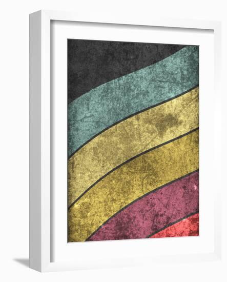 Retro Style Music Grunge Background-pashabo-Framed Photographic Print