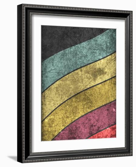 Retro Style Music Grunge Background-pashabo-Framed Photographic Print