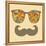 Retro Sunglasses with Reflection for Hipster.-panova-Framed Stretched Canvas