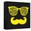 Retro Sunglasses with Reflection for Hipster.-panova-Framed Stretched Canvas