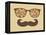 Retro Sunglasses With Reflection For Hipster-panova-Framed Stretched Canvas