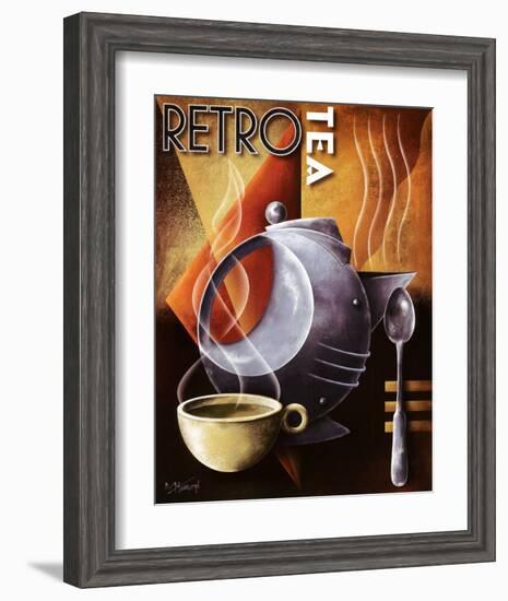 Retro Tea-Michael L^ Kungl-Framed Art Print