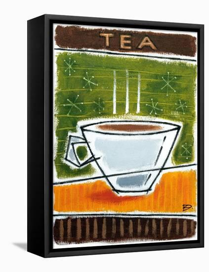 Retro Tea-Ken Daly-Framed Stretched Canvas