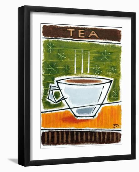Retro Tea-Ken Daly-Framed Art Print