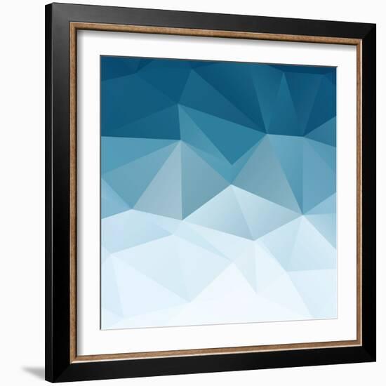 Retro Triangle Background-AnaMarques-Framed Art Print