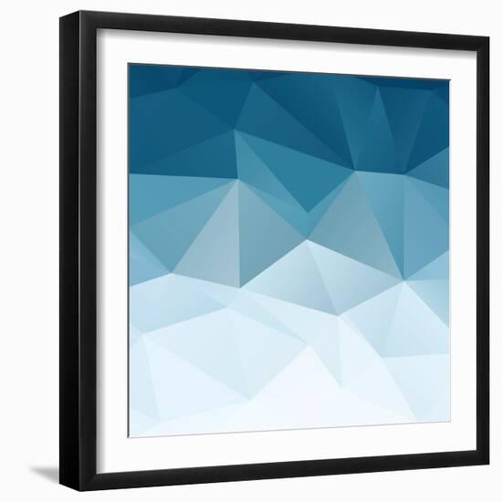 Retro Triangle Background-AnaMarques-Framed Art Print