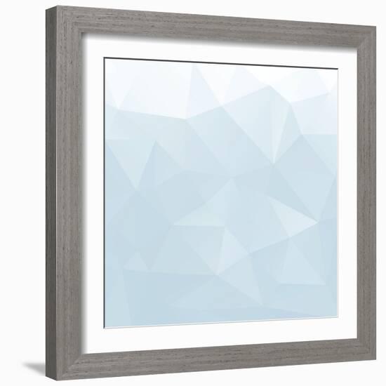 Retro Triangle Background-AnaMarques-Framed Art Print