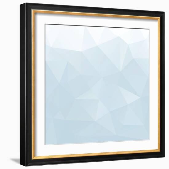 Retro Triangle Background-AnaMarques-Framed Art Print