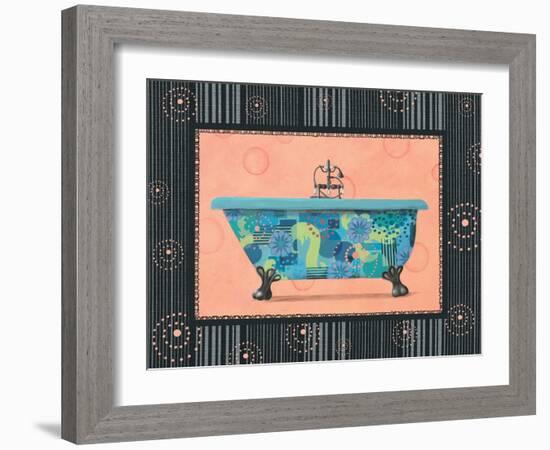 Retro Tub II-Pamela Desgrosellier-Framed Art Print